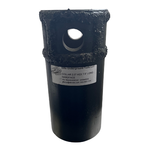 A black cylinder with holes in it.