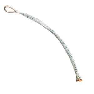 A white rope with a hook on it