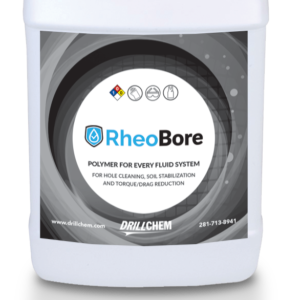 A can of rheobore is shown.