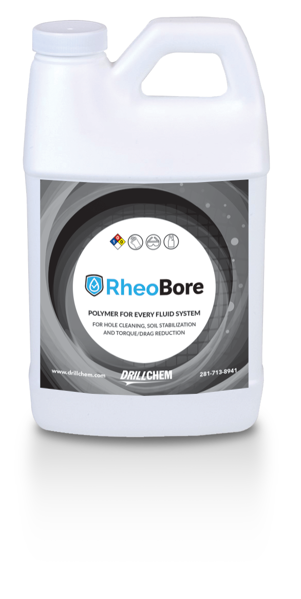 A can of rheobore is shown.