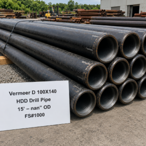 Vermeer D 100X140 HDD Drill Pipe – 15' – nan" OD – FS#1000