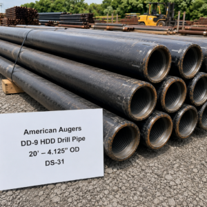 American Augers DD-9 HDD Drill Pipe – 20’ – 4.125″ OD – DS-31 | Elite Underground Tools