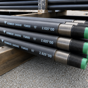 Vermeer D 40 X 40 HDD Drill Pipe – 15' – 2.625" OD – FS#600