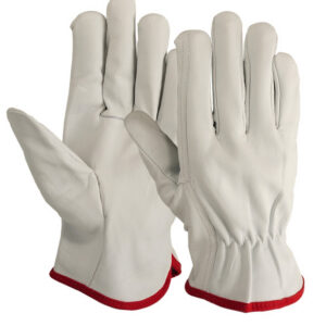 Leather safety gloves