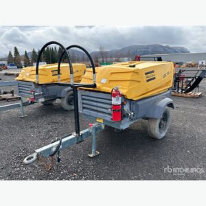 Atlas Copco 185 CFM air compressor rental unit