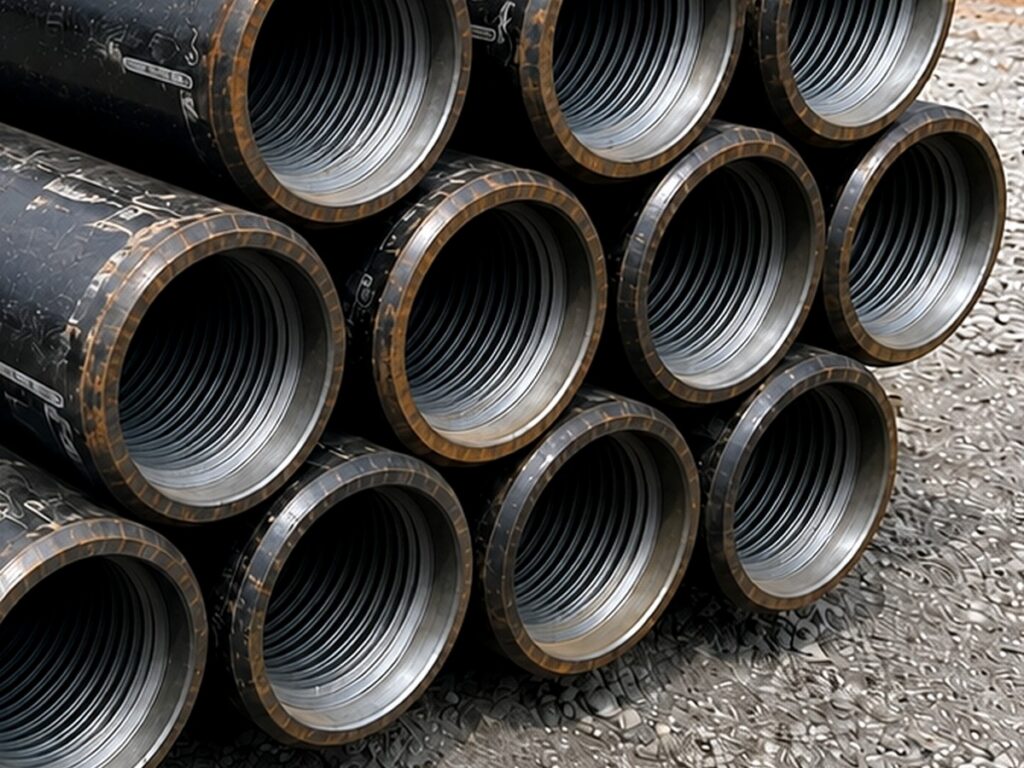 American Augers DD-6 HDD Drill Pipe – 15’ – 4.125" OD – NC-31
