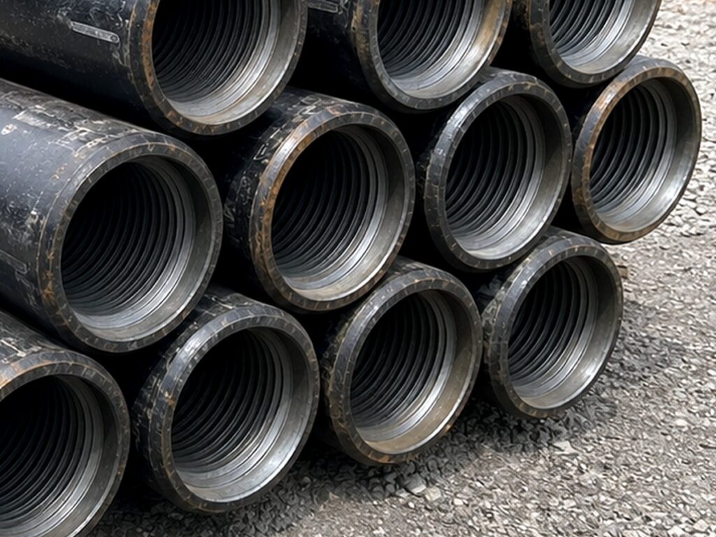American Augers DD10 HDD Drill Pipe – 20’ – 5.25" OD – DS-40