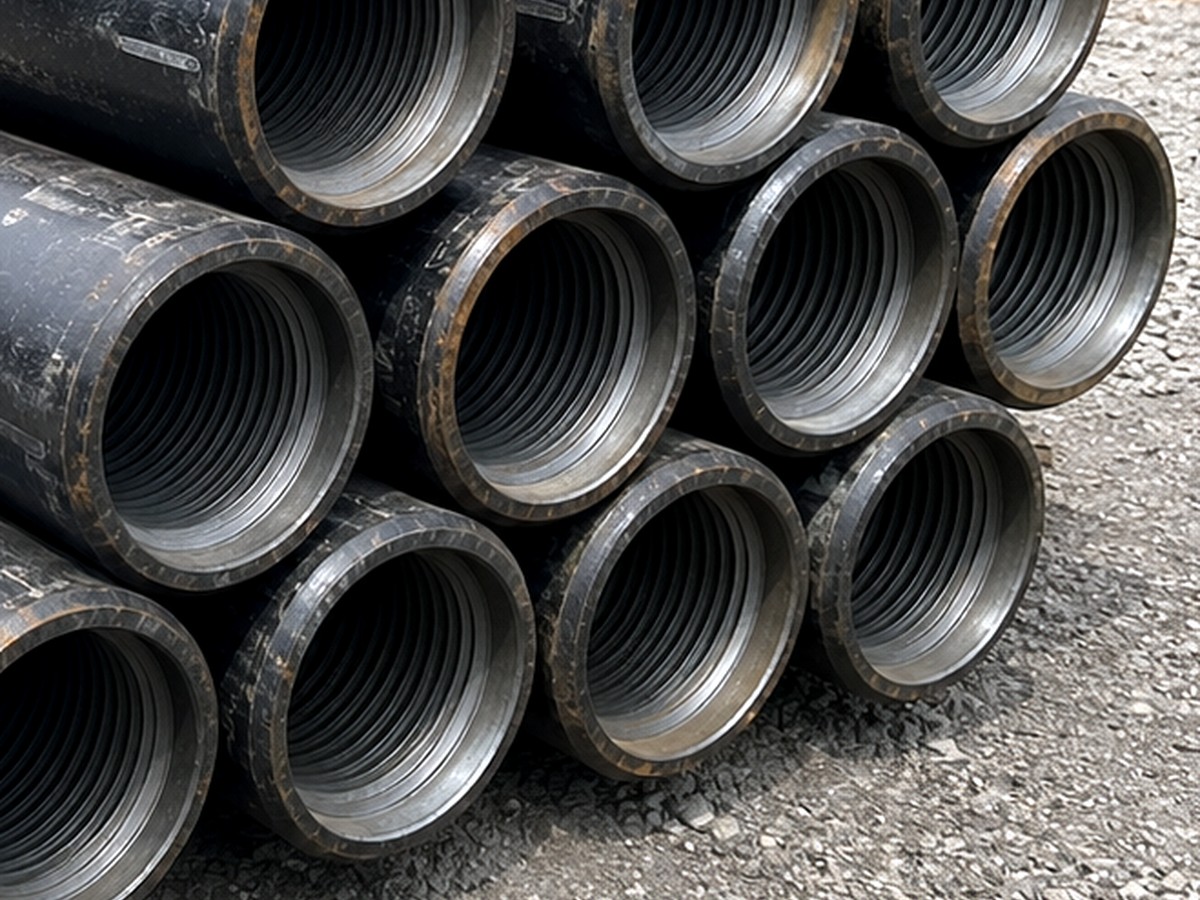 American Augers DD10 HDD Drill Pipe – 20’ – 5.25" OD – DS-40