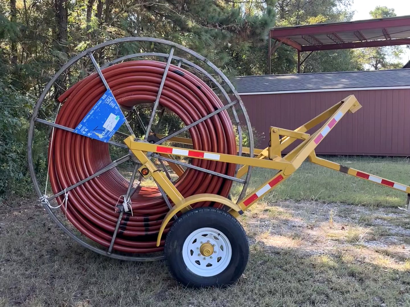 EZ LOAD-63 reel trailer style